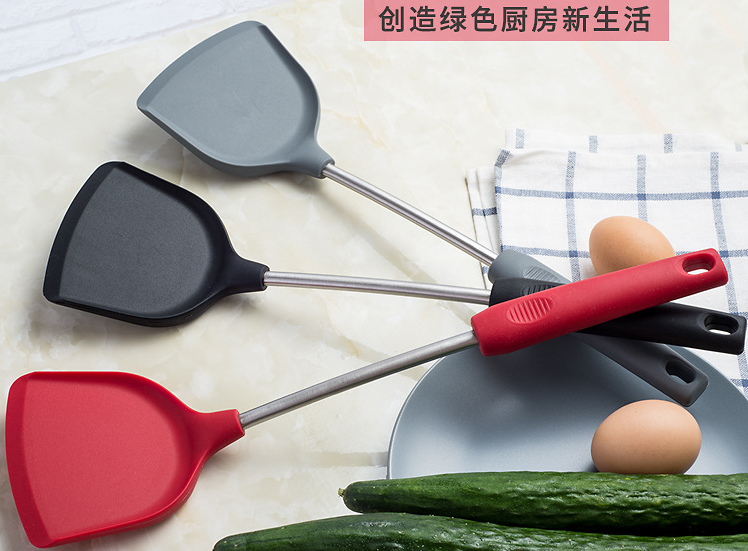 東莞矽膠不鏽鋼柄鍋鏟工廠